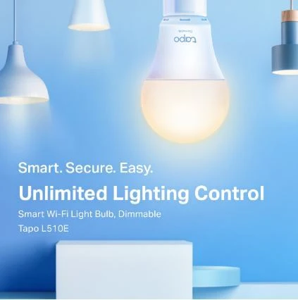 Tapo Smart Wi-Fi Light Bulb Dimmable 2-Pack TdrTR