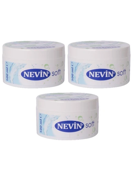 Nevin Soft Nemlendirici Bakım Kremi 100ml 3 Adet