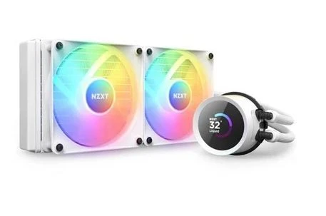 Kraken 240 Beyaz RGB AIO LCD Display 240mm Sıvı Soğutucu TdrTR
