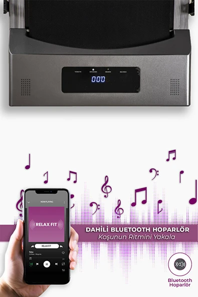 Relax Uzaktan Kumandalı Portatif Yürüme Ve Koşu Bandı - Resim 3