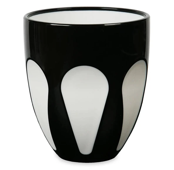 Baci Milano Aqua Bi- Color Su Bardağı Akrilik Siyah-Beyaz ürün görseli