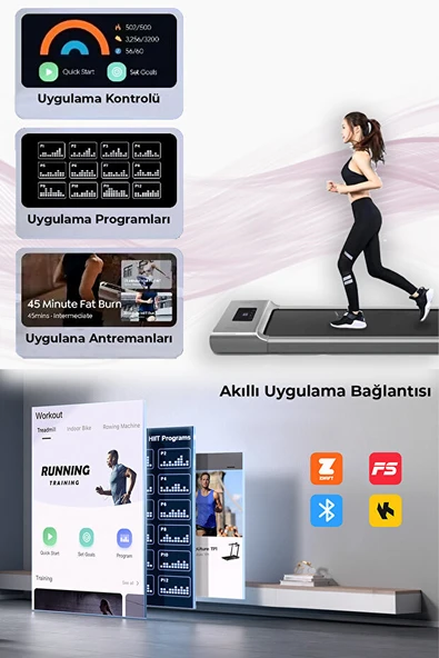 Relax Uzaktan Kumandalı Portatif Yürüme Ve Koşu Bandı - Resim 5