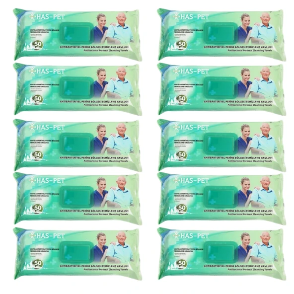 Haspet Perine Vücut Temizleme Havlusu 30x32 cm 50 x 10 adet ürün görseli