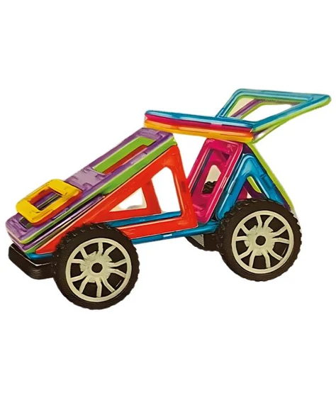 Kızılkaya Oyuncak Magic Magnetic Araba 24 Parça JH8881 - 2