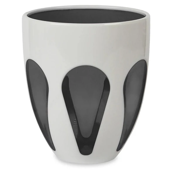 Baci Milano Aqua Bi- Color Su Bardağı Akrilik Beyaz-Gri ürün görseli