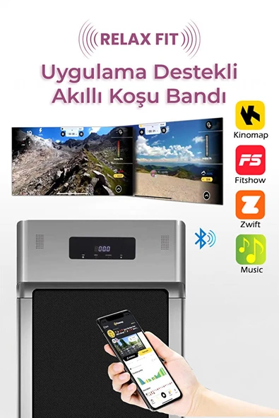 Relax Uzaktan Kumandalı Portatif Yürüme Ve Koşu Bandı - Resim 2