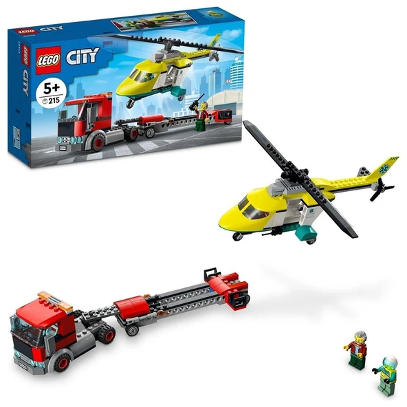 Lego City Kurtarma Helikopteri Nakliyesi 60343 - 2
