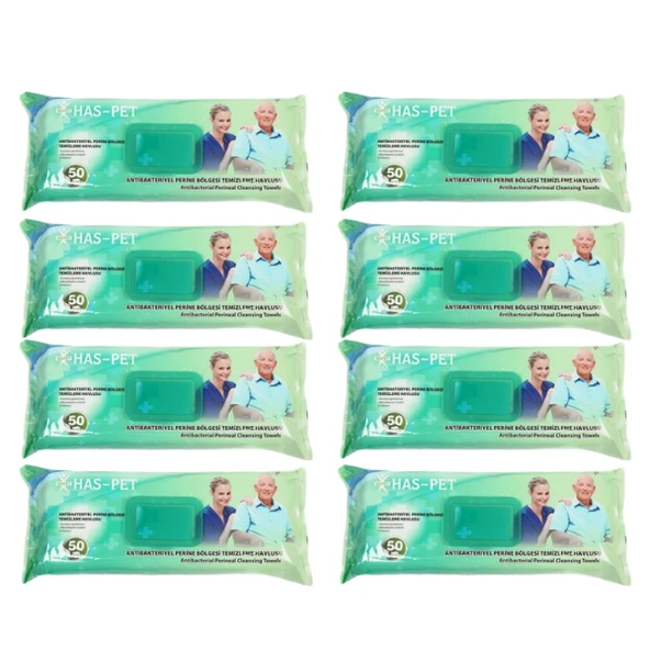 Haspet Perine Vücut Temizleme Havlusu 30x32 cm 50 x 8 adet ürün görseli