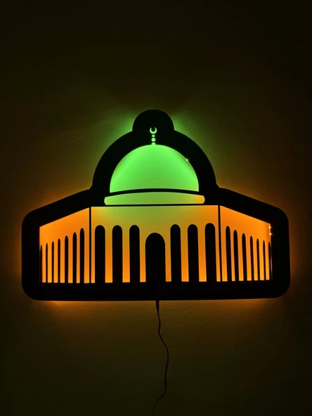 Mescid-i Aksa Led Işıklı Tablo