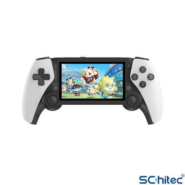 ScHitec M25 Mini HDMI Çıkşlı Tv Bağlanan El Atarisi Joistickli 4.3inç 3D IPS Ekran 20000 Oyunlu Konsol 64Gb - 4