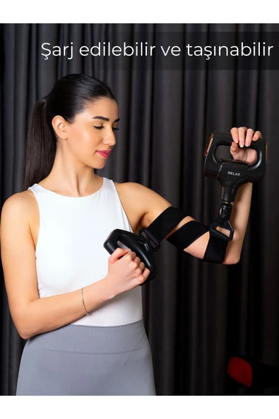Relax Vibraband Ayarlanabilir Titreşim Kemeri Vurmalı Masaj Tabancası Sporcu Masaj Aleti - 3