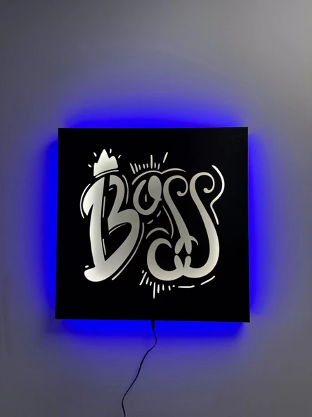 Boss Led Işıklı Tablo