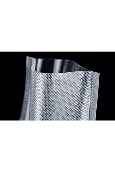 17x25, 150 Adet Tırtıklı Vakum Makinesi Poşeti- Torbası - 3