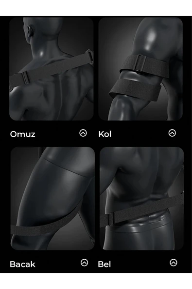 Relax Vibraband Ayarlanabilir Titreşim Kemeri Vurmalı Masaj Tabancası Sporcu Masaj Aleti - 6