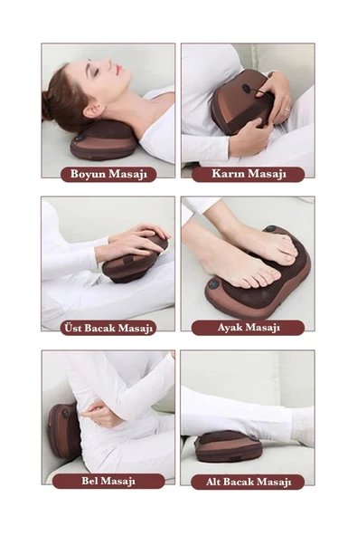 Relax Ovmalı ısıtmalı Masaj Yastığı - 2