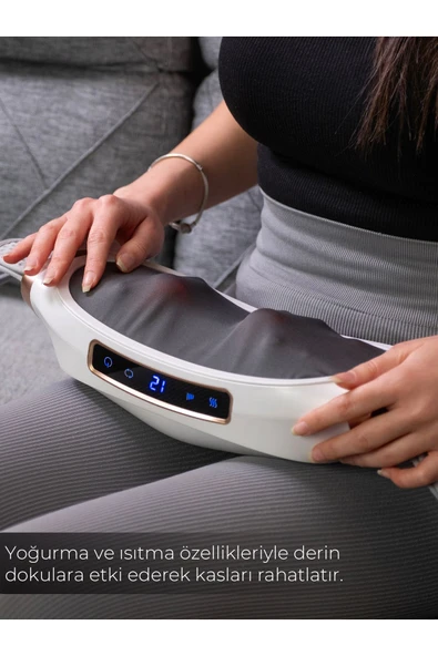 Relax Masaj Kemeri Şarjlı Isıtmalı Çok Fonksiyonlu, Karın, Bel, Bacaklar - 5