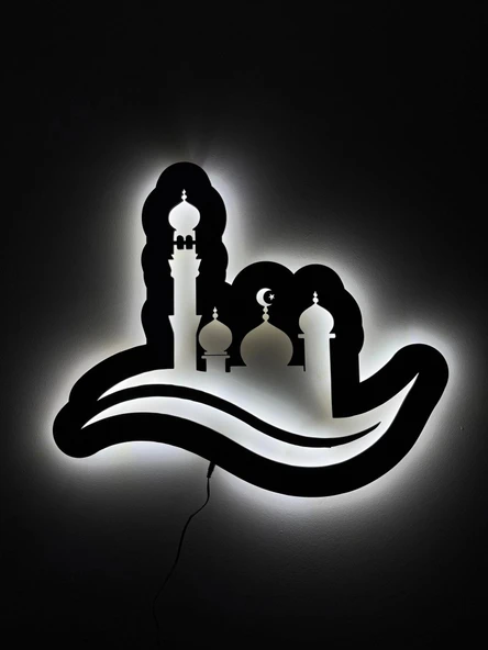 Led Işıklı Dini Tablo