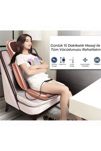 Relax Ovmalı Isıtmalı Masaj Minderi - 2