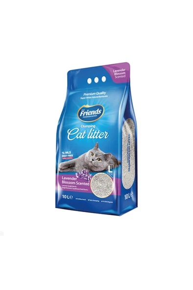 Friends Lavantalı Kedi Kumu 10 Lt