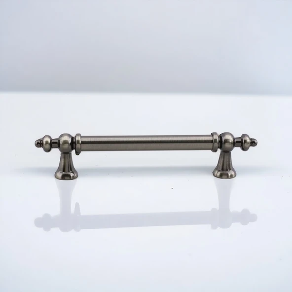 Osmanlı Antik Nikel Metal Kulp 128 mm Mobilya Çekmece Mutfak Dolabı Dolap Kapak Kulpları Kulb Kulpu - 7