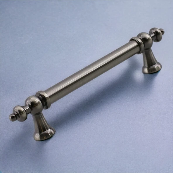 Osmanlı Antik Nikel Metal Kulp 128 mm Mobilya Çekmece Mutfak Dolabı Dolap Kapak Kulpları Kulb Kulpu - 6
