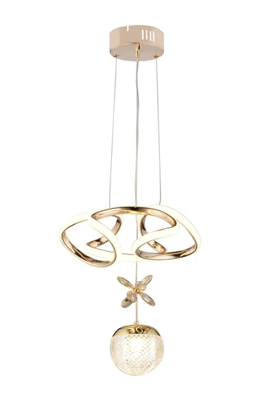 Helezyon Papatya Modern Sarkıt Salon Avize ve Ledli Avize - 3