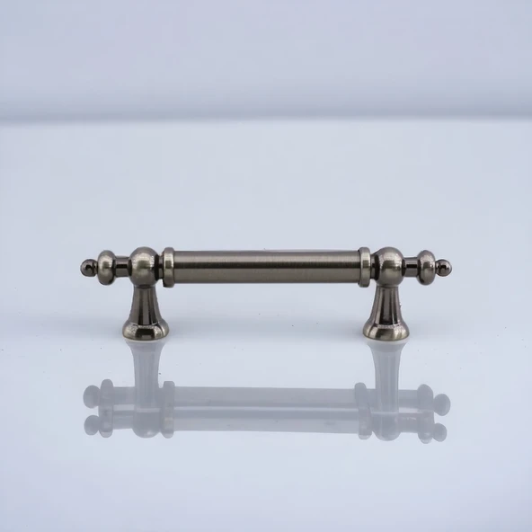 Osmanlı Antik Nikel Metal Kulp 128 mm Mobilya Çekmece Mutfak Dolabı Dolap Kapak Kulpları Kulb Kulpu - 8
