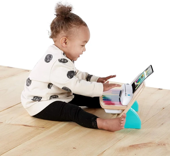 Baby Einstein ve Hape Magic Touch Piyano Ahşap Müzikli Yürümeye Başlayan Oyuncağı, 6 Ay ve Üzeri - 3