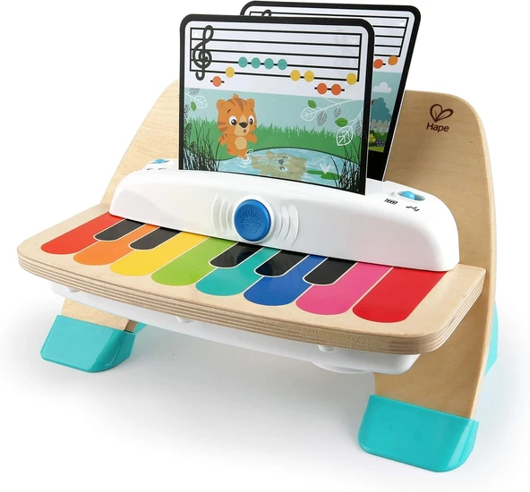 Baby Einstein ve Hape Magic Touch Piyano Ahşap Müzikli Yürümeye Başlayan Oyuncağı, 6 Ay ve Üzeri