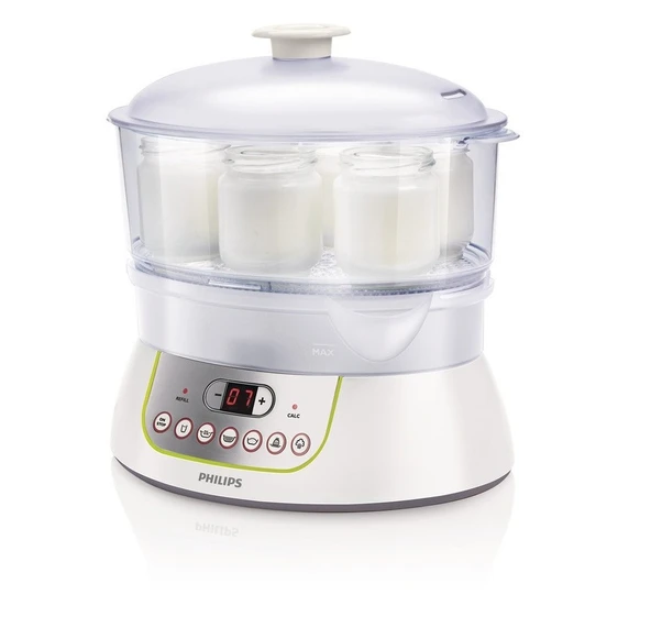 AÇIKLAMAYI OKU-Philips Viva Collection HD9141/00 900 W Buharlı Pişirici ve Yoğurt Yapma Makinesi ürün görseli 1