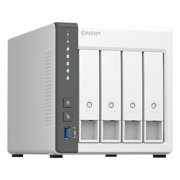 QNAP TS-433 (4x24TB Desteği) RAID(0-1-5-6-10) NAS Depolama Ünitesi - 2