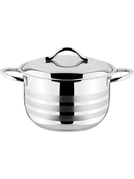 OMS 2005 Mat Şerit 12X8 cm Mini Çelik Tencere