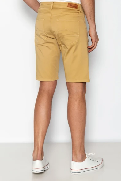 Erkek Yazlık Short Pamuk Ve Likralı Gabardin Kumaşdan - 12