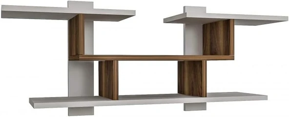 WOOD DUVAR RAFI CEVİZ - 3