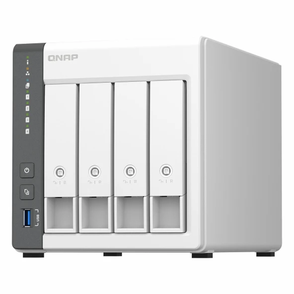 QNAP TS-433 (4x24TB Desteği) RAID(0-1-5-6-10) NAS Depolama Ünitesi - 3