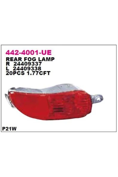 Depo Sıs Lambası Arka Sol Opel Corsa C 00-02dpo-4424001lue 24409338 24409338