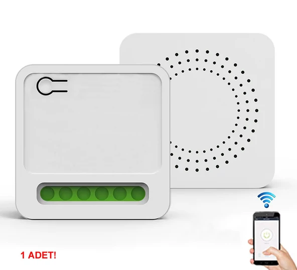 Plastik Elektronik Proje Kutusu 43x43x20mm Beyaz Elektronik Devre Prototip Wifi Iot Ble Akıllı Ev Buton Ses Zil Kapı Giriş Otomasyon - Resim 4