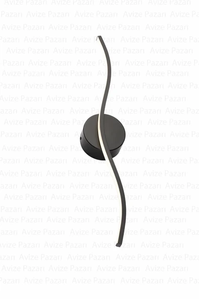 Solo Led Aplik Siyah, Duvar Aplik, Salon Aplik, Işyeri Aplik, Cafe Aplik, Otel Aplik, Bar Aplik - 3