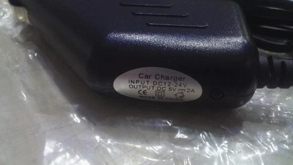 Narita NRT-52C 5 Volt 2 Amper Araç Tablet Pc Adaptörü İnce Uç 2.5 x 0.7 - 2