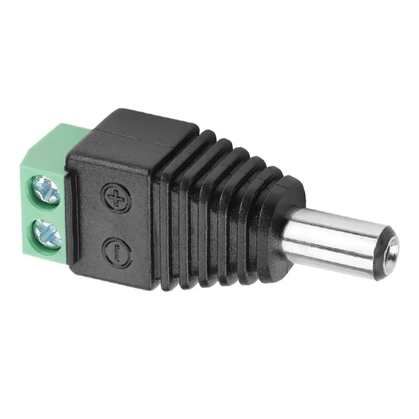 5.5mm x 2.1mm Dc Adaptör Klemens Dönüştürücü Erkek 24V 5A 2 Pin Terminal Kolay Lehimsiz Hızlı Bağlantı Elektronik Devre Kaynak Çevirici Soket - 8