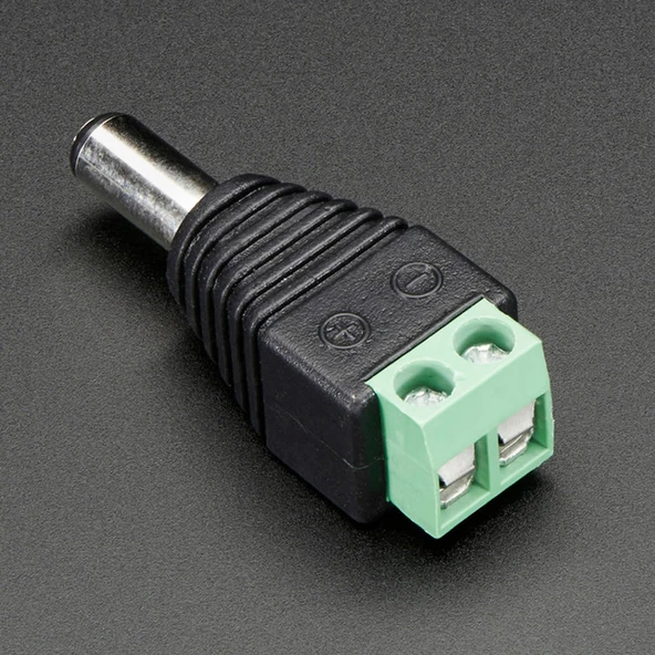 5.5mm x 2.1mm Dc Adaptör Klemens Dönüştürücü Erkek 24V 5A 2 Pin Terminal Kolay Lehimsiz Hızlı Bağlantı Elektronik Devre Kaynak Çevirici Soket - 7