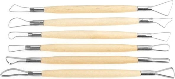 Seramik Kil, Balmumu Çift Taraflı Tel Şerit Seramik Dip Alma Set 6'lı - 2