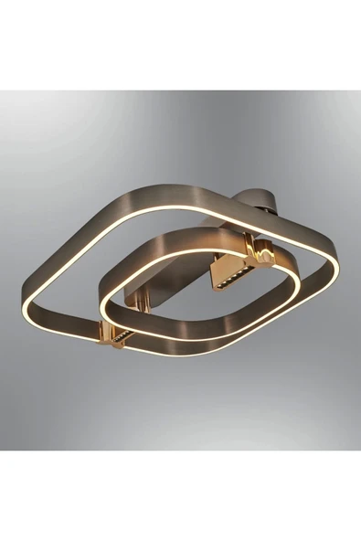 Platin 2 Li Kare Plafonyer Led Avize