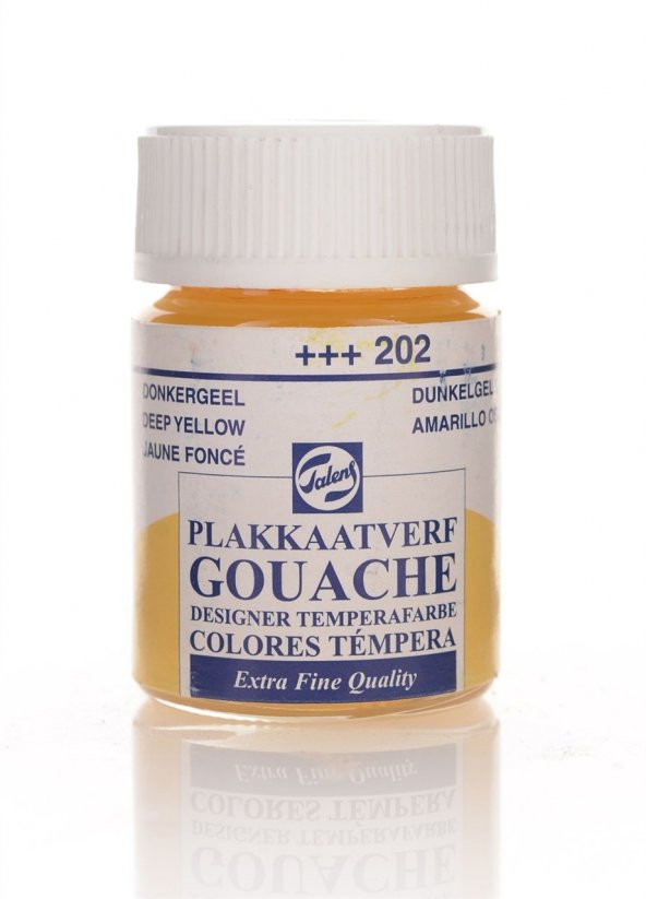 TALENS GOUACHE JAR 16ML DEEP YELLOW