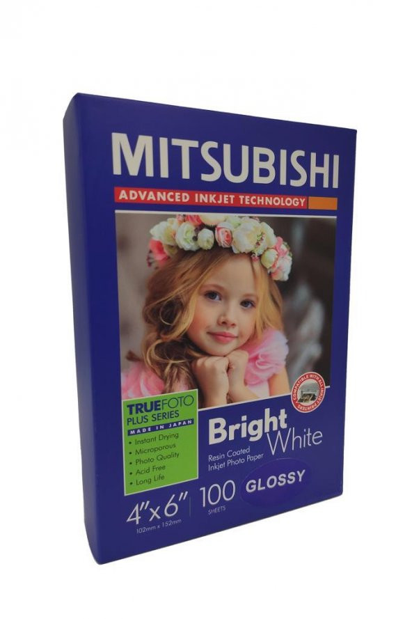 Mitsubishi 4x6 (10x15) 260gr Parlak İnkjet Kağıt - 2