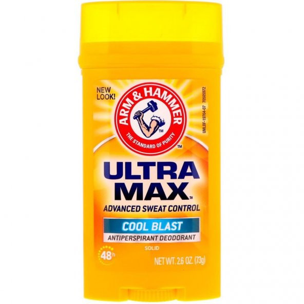 Arm Hammer Ultra Max Cool Blast Antiperspirant Deodorant 73 gr