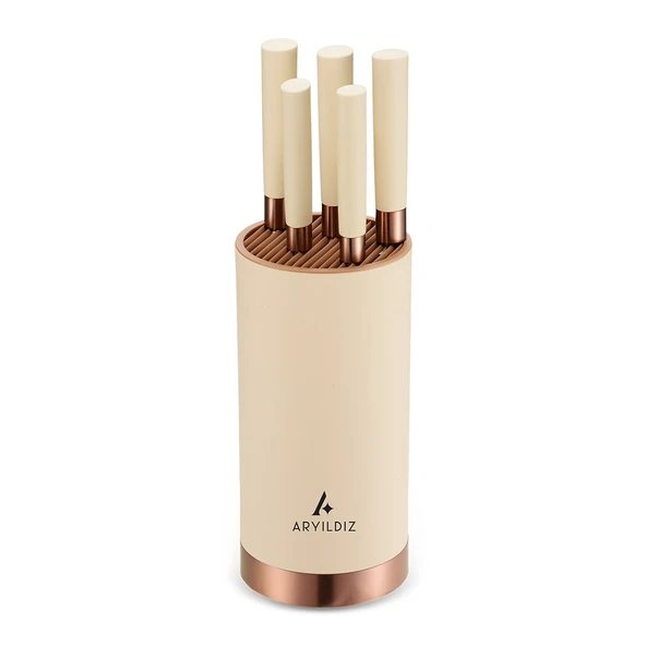 Aryıldız Zenith 6 Parça Blok Bıçak Seti Ar259924 - Resim 3