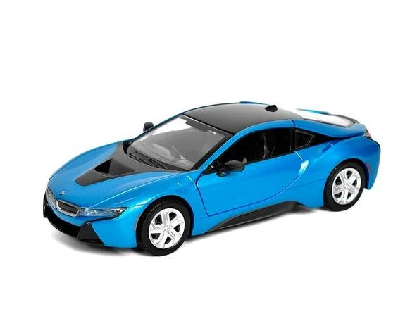 Vardem Koleksiyon 1 / 24 2018 BMW İ8 Couple Mavi Model Metal Araba - 3