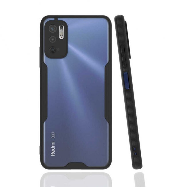 Xiaomi Redmi Note 10 5G Kılıf kamera Korumalı Arkası Şeffaf Silikon - 8