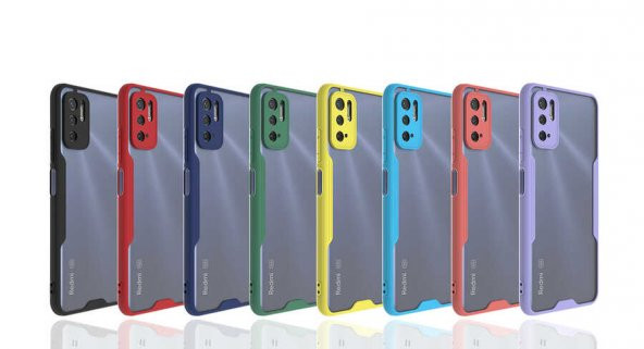 Xiaomi Redmi Note 10 5G Kılıf kamera Korumalı Arkası Şeffaf Silikon - 3